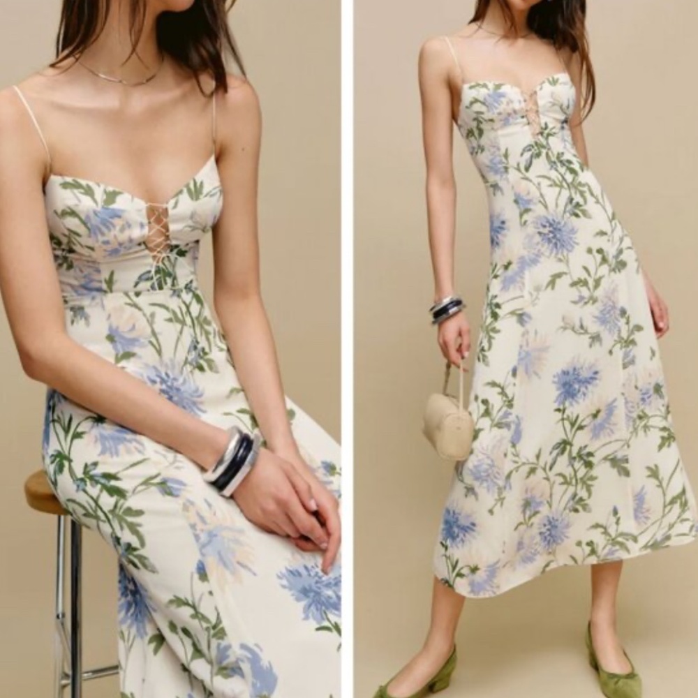 Reformation Emely print floral dress